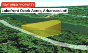 Build on Spring Lake in the Arkansas Ozarks!