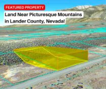 Live Near Picturesque Mountains in Lander County, Nevada!