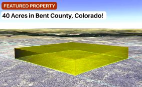 40 Acres in Bent County, Colorado - Close to John Martin Reservoir!