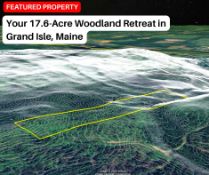 Your 17.6-Acre Woodland Retreat in Grand Isle, Maine!