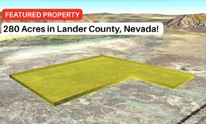 280 Acres in Lander County, Nevada! BIDDING IS PER ACRE!