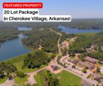 20 Lots in Cherokee Village, Arkansas! BIDDING IS PER LOT!