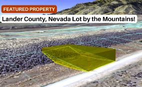 Lander County, Nevada Lot by the Mountains!