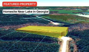 Peaceful Waterfront Community Homesite in Georgia!