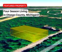 Four-Season Living in Otsego County, Michigan!