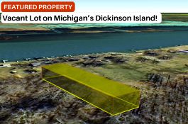 Own a Piece of Michigan's Premier Waterfront Paradise on Dickinson Island!