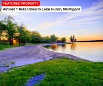 Almost 1 Acre Close to Lake Huron, Michigan!