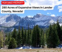 Expansive 280 Acres in Lander County, Nevada! BIDDING IS PER ACRE!