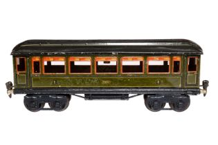 Märklin Personenwagen 1886, Spur 1, CL, mit 4 AT, 2 Treppen fehlen, Plattform rest., LS tw