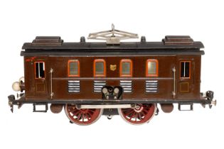 Märklin E-Lok RS 65/13031, Spur 1, elektr., braun, mit 2 el. bel. Stirnlampen, kleine