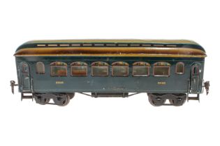 Märklin amerik. Pullman-Salonwagen 2966, Spur 1, HL, mit Inneneinrichtung und 4 AT, 2 Griffstangen