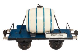 Märklin Weinwagen, Spur 1, HL, LS und gealterter Lack, L 19,5, Z 2-3