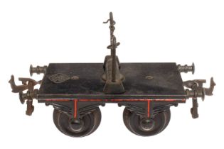 Bing Drehschemelwagen, Spur 1, uralt, HL, LS und Alterungsspuren, L 13,5, Z 2-3