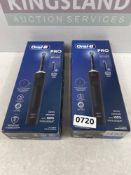 X2 ORAL B TOOTHBRUSH CODE 1203.