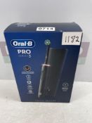 ORAL -B PRO SERIES TOOTHBRUSH CODE 1182