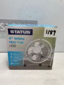 4 INCH MINI FAN USB CODE 1189