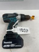 MAKITA DRILL WITH BATTERY CODE 1208