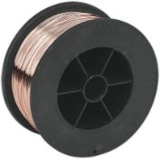 RRP £9.54 - Sealey Mig/7K06 Mild Steel Mig Wire 0.7Kg 0.6Mm A18 Grade
