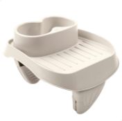 RRP £7 - Intex PureSpa Plastic Beverage Holder-Beige 26 x 22 x 18 cm