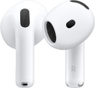 RRP £179 - Apple AirPods 4 with Active Noise Cancellation, Wireless Earbuds, Bluetooth Headphones,