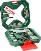 RRP £15 - Bosch 34pc. X-Line Drill and Screwdriver Bit Set (for Wood, Masonary and Metal,