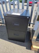 2 Draw Filing Cabinet Contents Included.