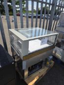 Stainless Steel And Glass Refrigerated Display Unit