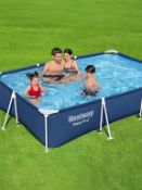 RRP £159.99 - Bestway Steel Pro Rectangular 9ft, 10-inch x 6ft 7-inch Swimming Pool