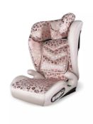RRP £49.99 - My Babiie MBCS23 Lite i-Size (100-150cm) High Back Booster Car Seat - Blush Leopard