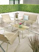RRP £134.99 - Amalfi Sofa Set - Pale Green