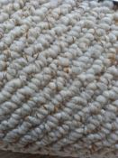 Grade A, 45m length, 5m width, 100% PP Stainsafe. Woven Polypropylene, Very light cream