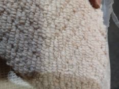 Grade B, 5.8m length, 5m width, Loop, 100% Wool, Heavy domestic, Light brown