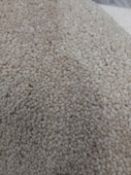 Grade B, 4.4m length, 5m width, 80% Wool, 10% PP, 10% Meltbond. Heavy domestic., Light brown