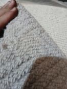Grade B, 5.25m length, 5m width, Loop, 100% Wool, Heavy domestic, Light brown