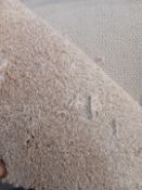 Grade B, 4.2m length, 4m width, Heavy Domestic, Tufted Twist, 100% Polypropylene, Light Beige, Cream