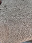Grade B, 2.48m length, 4m width, Heavy, Tufted Luxury Twist, 100% Polypropylene, Light grey/green