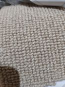 Grade B, 5m length, 4m width, Loop, 100% Wool, Heavy domestic, Light brown