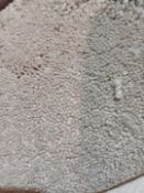 Grade B, 4.3m length, 4m width, 100% Polyprop. Twist. Heavy domestic, Mid grey