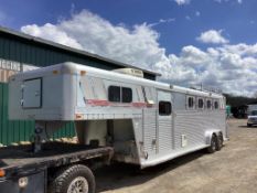 1985 4 STAR ALUMINUM HORSE TRAILER, VIN#1S9S26205F0113140