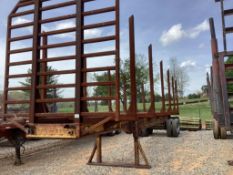 MILLER LOG TRAILER