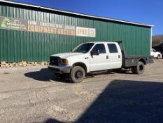 2000 FORD F350 CREW CAB, VIN# 1FDWW37S9YEC67732