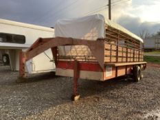 20' NECKOVER LIVESTOCK TRAILER