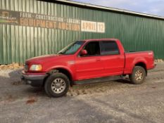 2001 FORD F-150 PICKUP, VIN# 1FTRW08L51KE49121