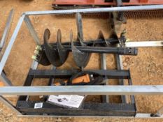 SKID STEER AUGER DRIVE AND BIT