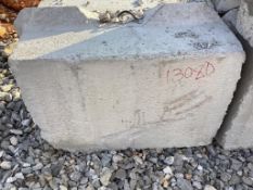 CONCRETE STACKABLE BARRIER BLOCKS