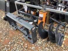 SKID STEER AUGER DRIVE AND BIT