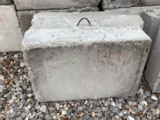 CONCRETE STACKABLE BARRIER BLOCK