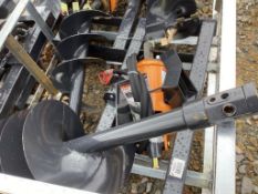 SKID STEER AUGER DRIVE AND BIT
