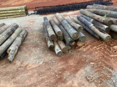USED WOODEN FENCE POST