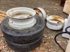 SEMI TIRES AND RIMS